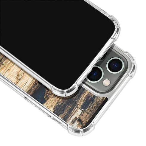 Blue Resin Wood iPhone 13 Pro Max Clear Case
